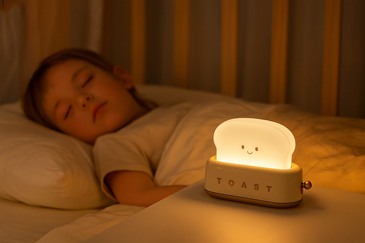 Happy Toast Night Light