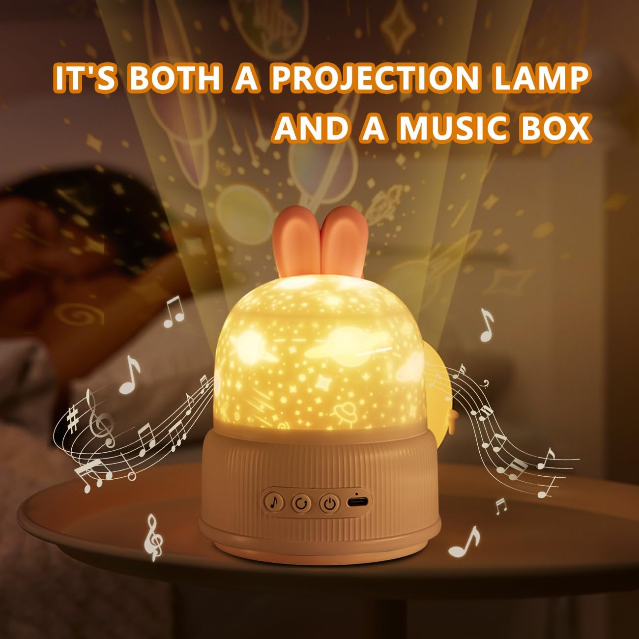 Bunny Projector Night Light