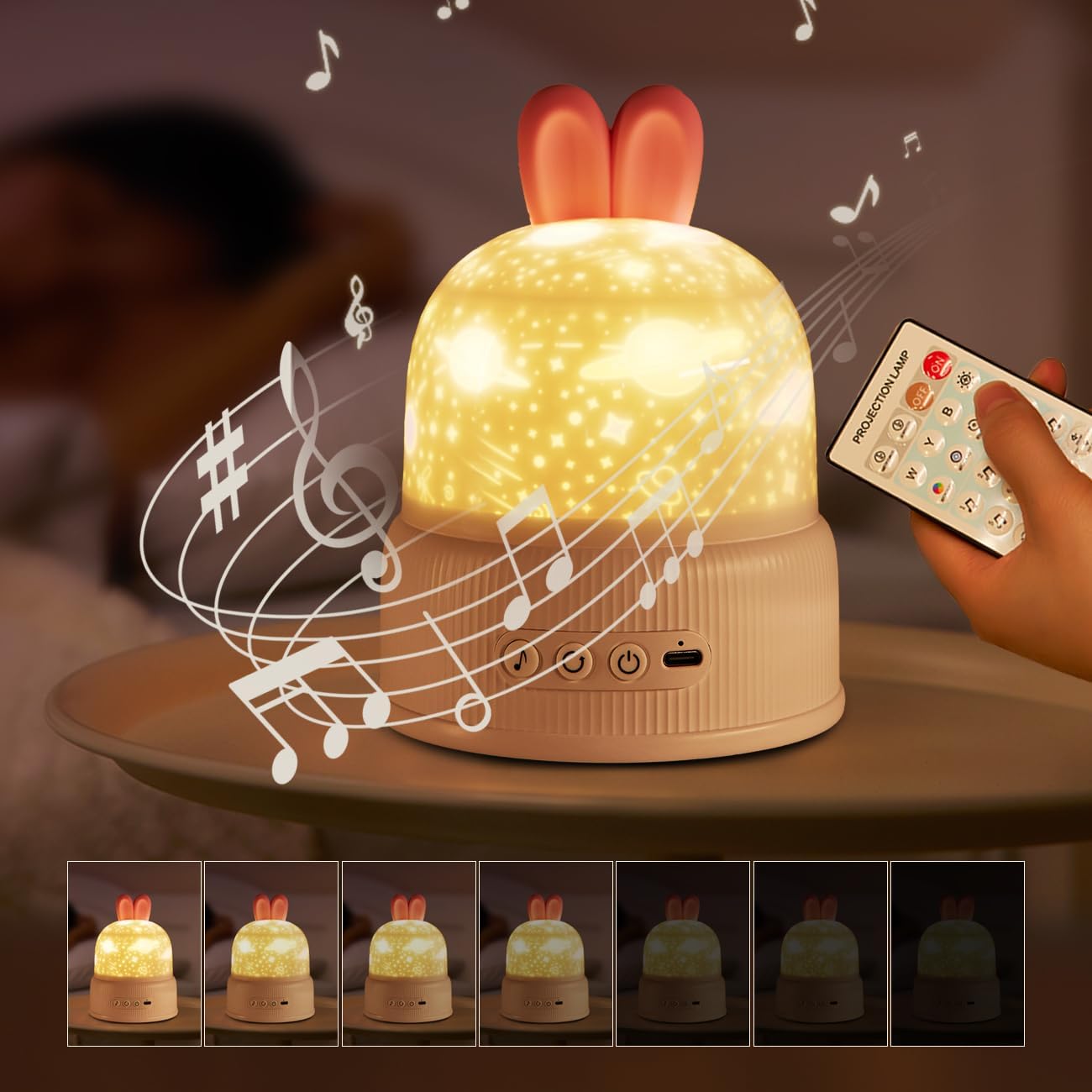 Bunny Projector Night Light